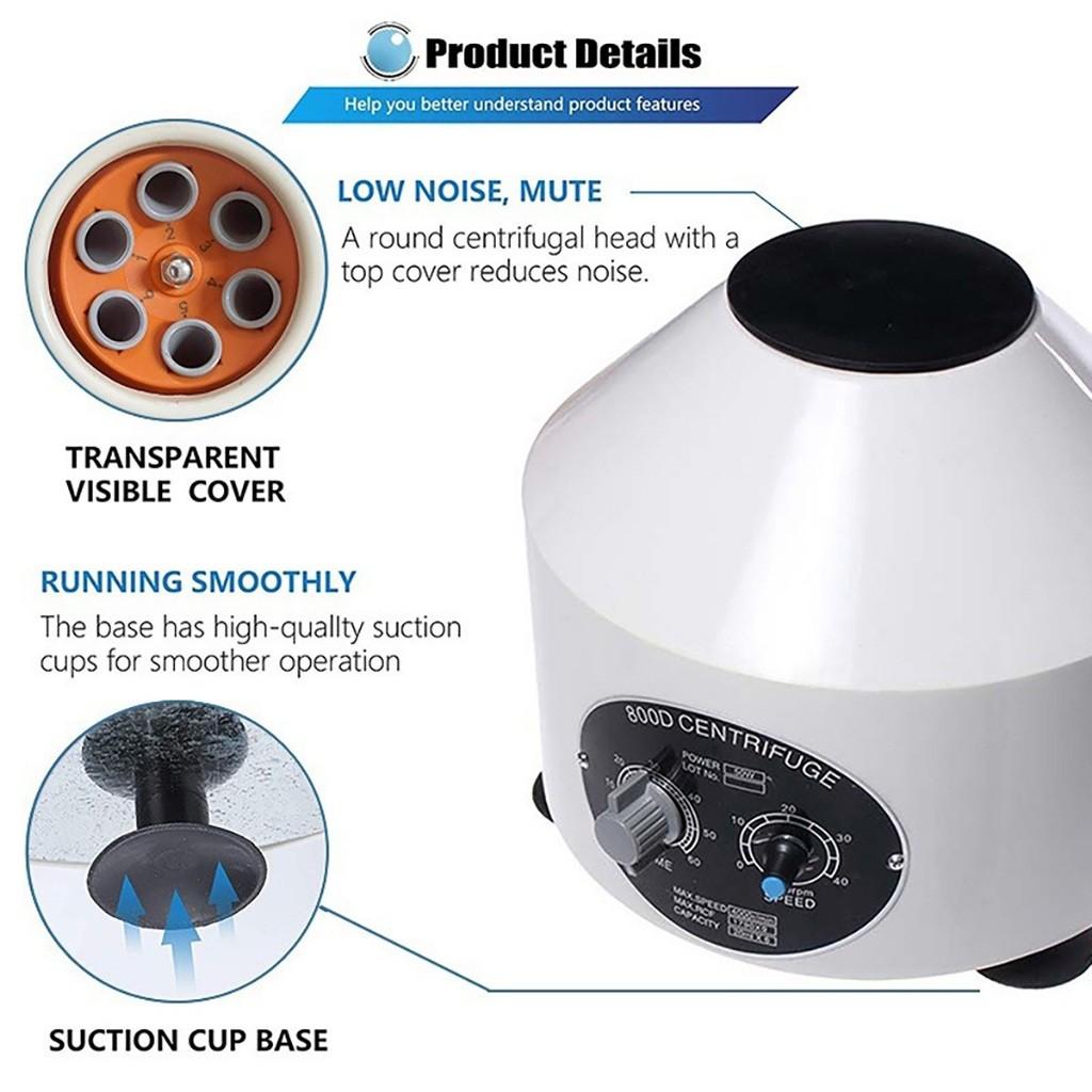 Центрифуга 800D Prp Медицинская Машина Центрифуга 4000 об/мин Тест Плазма Крови Центрифуга Машина Центрифуга