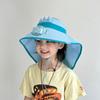 Умная шляпа-вентилятор с голосовым управлением Летняя детская солнцезащитная шляпа от солнца для мальчиков и девочек Сетчатая дышащая шляпа-шаль Солнцезащитная шляпа