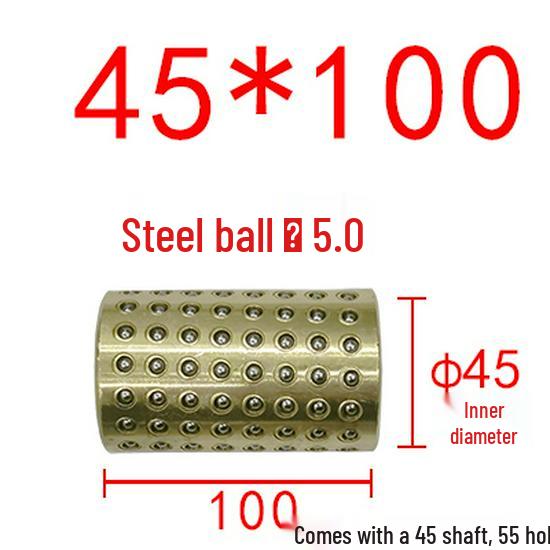 Golden Copper Ball Bearing Cage Mold Guide Bush Holder