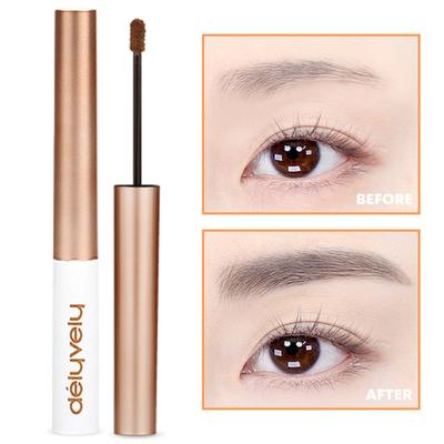 Краска для бровей Quick Tattoo Brow Tint Eyebrow Powerful Fixing Slim Eyebrow, 1 шт., пастельно-коричневый