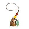 Sandalwood Bag Pendant Cartoon Wood Phone Chain Cute Pear Key Chain  Jewelry Findings