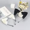 Cute Animal Ears Headwear Artificial Cosplay Hair Accessories Plush Fox Cat Ears  Christmas