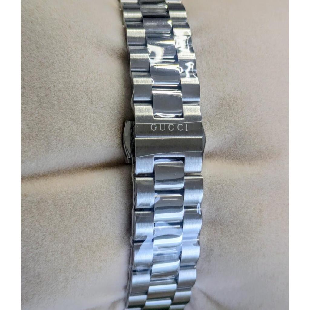 Б/у Новый и неиспользованный GUCCI GTimeless 30 мм часы розовый циферблат бриллианты YA1265062 женские Gucci перламутр