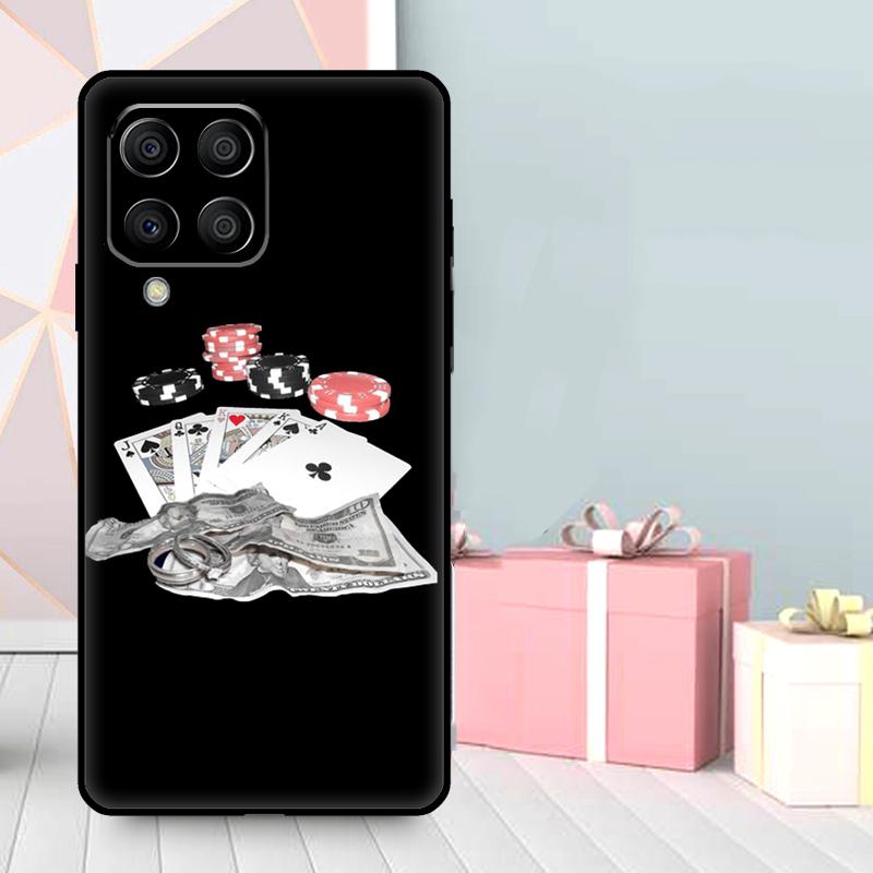 Ace of Spades Poker Case For Samsung Galaxy M36 M12 M52 M06 M16 M56 M33 M15 M55 M31 M13 M14 M53 M32 M35 M34 M54