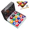 Small Billiard Balls Set Professional 25mm/32mm/38mm Billiard Balls Suitable for All Skill Level Players