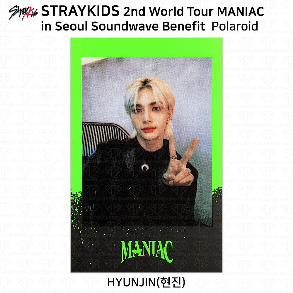 Stray Kids 2-й мировой тур MANIAC в Сеуле Фотокарточка Polaroid KPOP K-POP