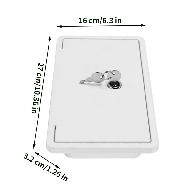 Rv Compartment Door Sealed Waterproof Rv Hatch Cover Deck Hardware For Business Users Home Users Professionals Inspection