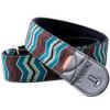 Straps 5cm ZIGGY BLUE RightOn! Guitar/Bass Strap, Wide, 80-145cm,