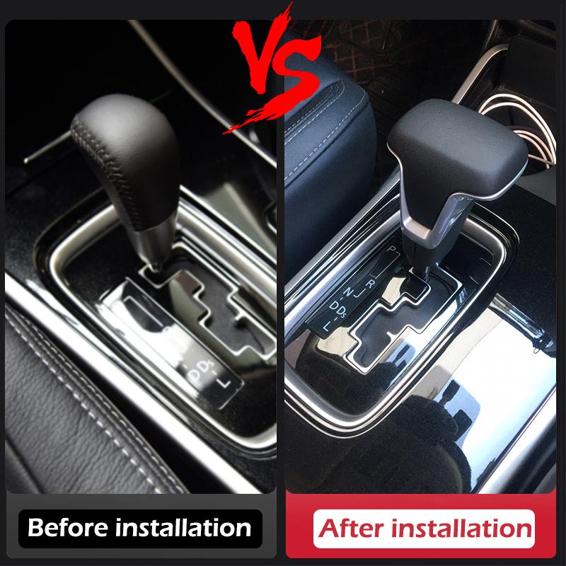 Ручка переключения передач для Mitsubishi OUTLANDER ASX EX l200 2022, автомобильная автоматическая кожаная ручка переключения передач, рычаг переключения передач, головка коробки передач