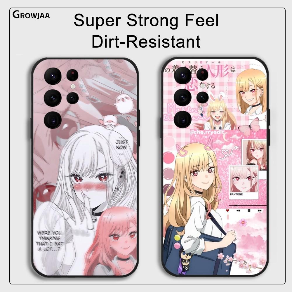 Чехол для телефона с изображением аниме-девушки Marin K-Kitagawa Для Samsung Galaxy S25 S24 S22 S23 Ultra S21 S20 Plus 5G Защитный силиконовый Funda
