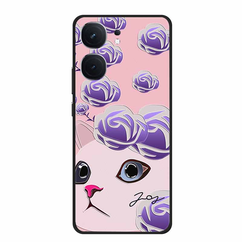 3D Emboss Case For Vivo iQOO Neo9s Pro Plus Phone Case Silicone Soft Coque For Vivo iQOO Neo9s Pro+ Back Cover Case 9 s Pro Plus