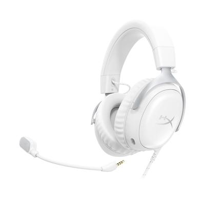 HYPERX Игровая гарнитура Cloud III с DTS Spatial 53 мм Cloud II Xbox Nintendo и Мобильные наушникиX Аудио, Драйверы, Комфорт, Белый, ПК, PS5, PS4,