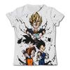 Детские футболки Dragon Ball Z Футболка Аниме Футболки Мультяшные Футболки Гоку Одежда для мальчиков Детские топы 2025 Лето Футболки с коротким рукавом
