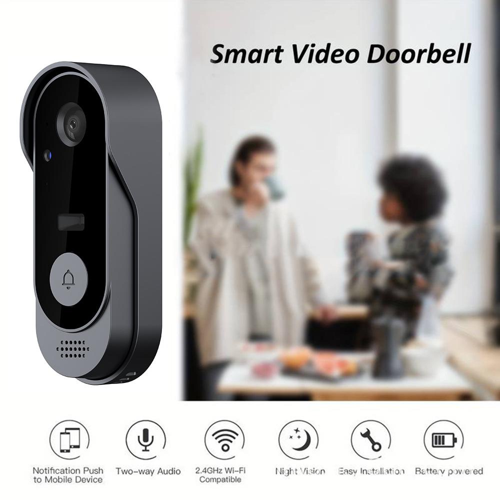 Smart Home Video Doorbell M9 Tuya App WiFi Outdoor Wireless Door Bell Waterproof Battery Voice Intercom Doorbell Phone Video Camera