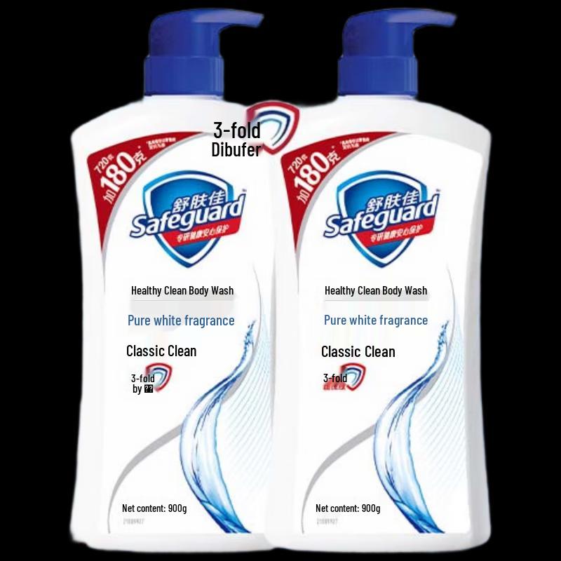 Гель для душа Safeguard Pure White с ароматом, двойная упаковка