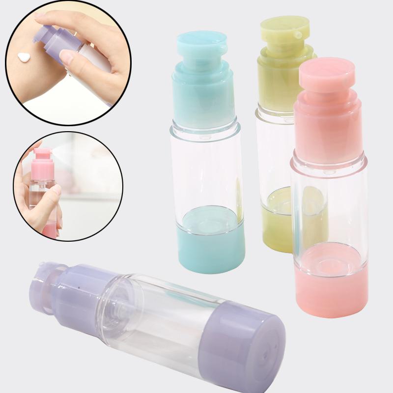 Набор дорожных флаконов AS Вакуумный флакон для лосьона с распылителем Дорожные портативные многоразовые флаконы Инструмент для косметики для жидкой основы 3 типа
