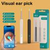 Wireless WiFi Ear Wax Removal Camera Ear Cleaner Kit Rechargeable Otoscope Earwax Removal Tool for Adult Kid Food Grade Silicone Tip
