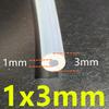 1 Meter 27 Sizes 0.5mm To 12mm Food Grade Transparent Silicone Tube Rubber Hose Water Gas Pipe Dropshipping Sell At A Loss