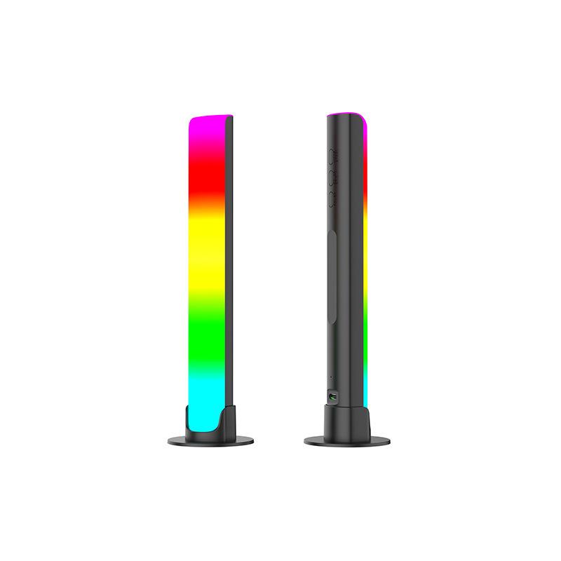 RGB светодиодная подсветка, синхронизированная со звуком: Модный Цветной Светодиод для Создания Музыкальной Атмосферы в Автомобиле или на Столе со Звуковым Сенсором