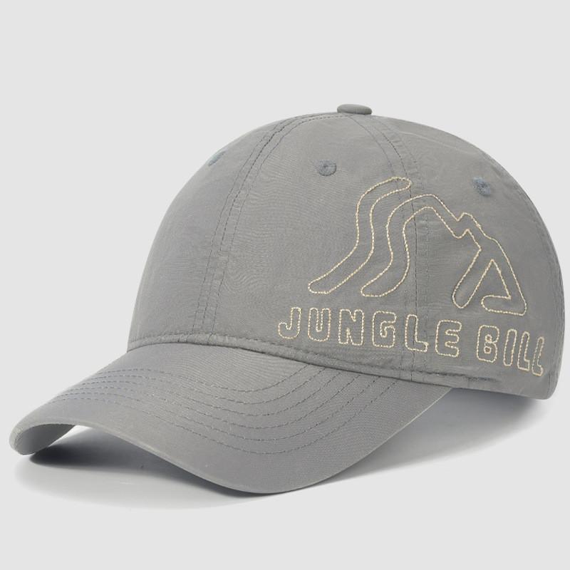 Jungle Baseball Bill Cap Quickdry Waterproof Side Gilded Adjustable Stitching