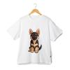 German Shepherd T-Shirt - Unisex Cute Dog Cartoon Graphic Pet Lover Tee