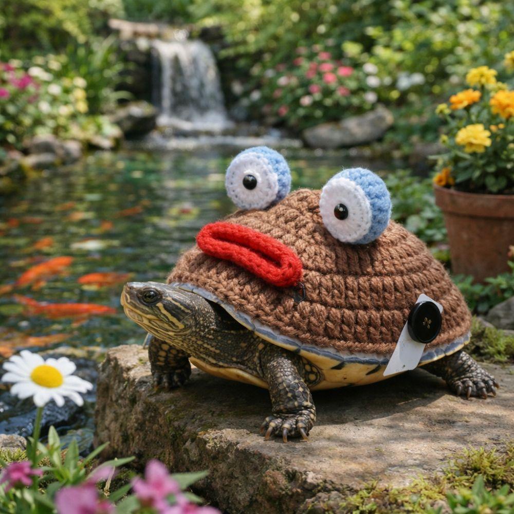 Warm Pet Tortoise Clothes Adjustable Strap Reptiles Pet Clothing Turtle Costume Pet Costume Party