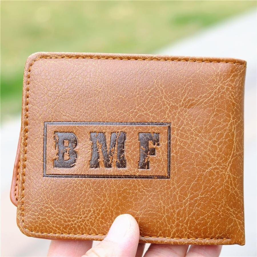 Криминальное чтиво фильм BMF Bad MOTHER тиснение монета кошелек из искусственной кожи кошелек сумка держатель кошелек