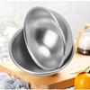 6 Pcs DIY Tool Baking Mold Semicircle Sphere Shape Bath Bomb Shape Aluminum Alloy Ice Cream Cake Mould
