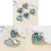 Copper Jewelry Pendant With Heart Shape Collage Box For Crafting Enthusiasts