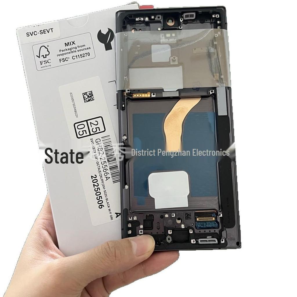 Сборка ЖК-экрана Samsung Note10+ SM-N976 с рамкой
