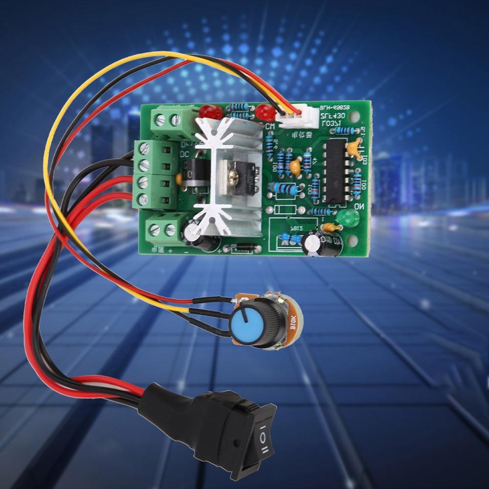 5V-30V DC Input PWM Motor Controller Reversing Switch Variable Speed Controller  For RV