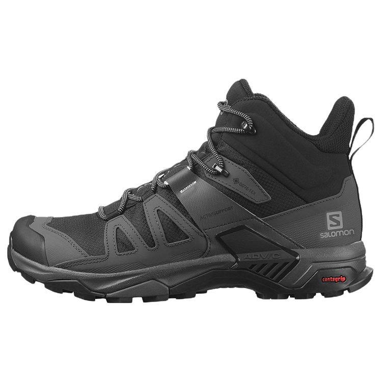 SALOMON X Ultra 4 Fabric Mid Gore-Tex Comfortable Hiking Shoes Men Hiking Shoes Black 413834