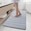 Olanly Soft Memory Foam Bathroom Bath Mat Absorbent Non-Slip Bath Mat Washable Comfortable Bath Mat Easy to Dry For Bathroom Rug