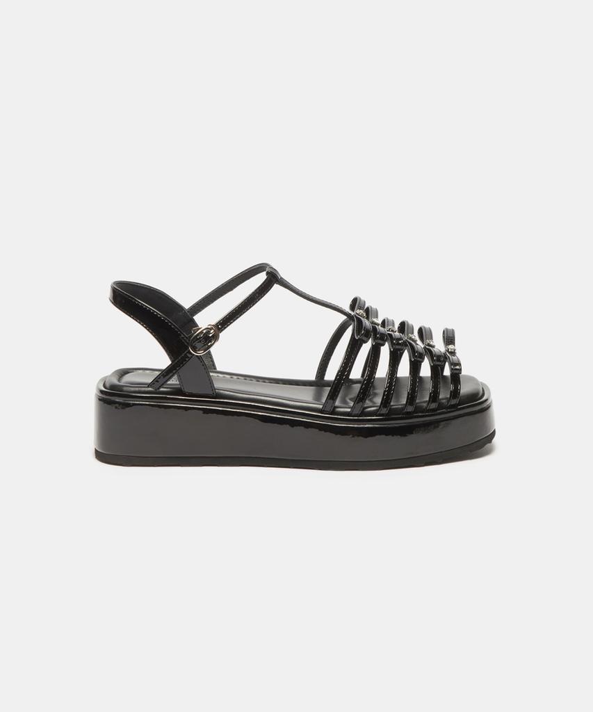 Suecomma Bonnie Multi-Strap Platform Sandals(Black)_Dg2Am26039Blk