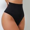 Flarixa Высокая талия Бесшовные корректирующие трусики-стринги бикини с эффектом утяжки живота Нескатывающийся край Дышащий Комфорт Влагоотводящий