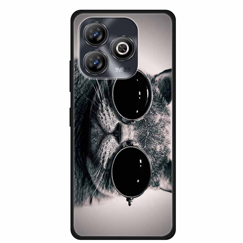 Чехол для ZTE BLADE A75 4G Животные Мягкий Силикон ТПУ Чехлы для Телефона Задняя Крышка Для ZTE BLADEA75 Ударопрочный Волк Защитник Крутой Coque