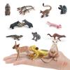 Simulated Forest Animal Groundhog Tree Frog Crocodile Koala Weasel Salamander Skunk Badger Static Ornament