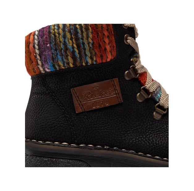 Ботильоны Rieker 73343-00, черные