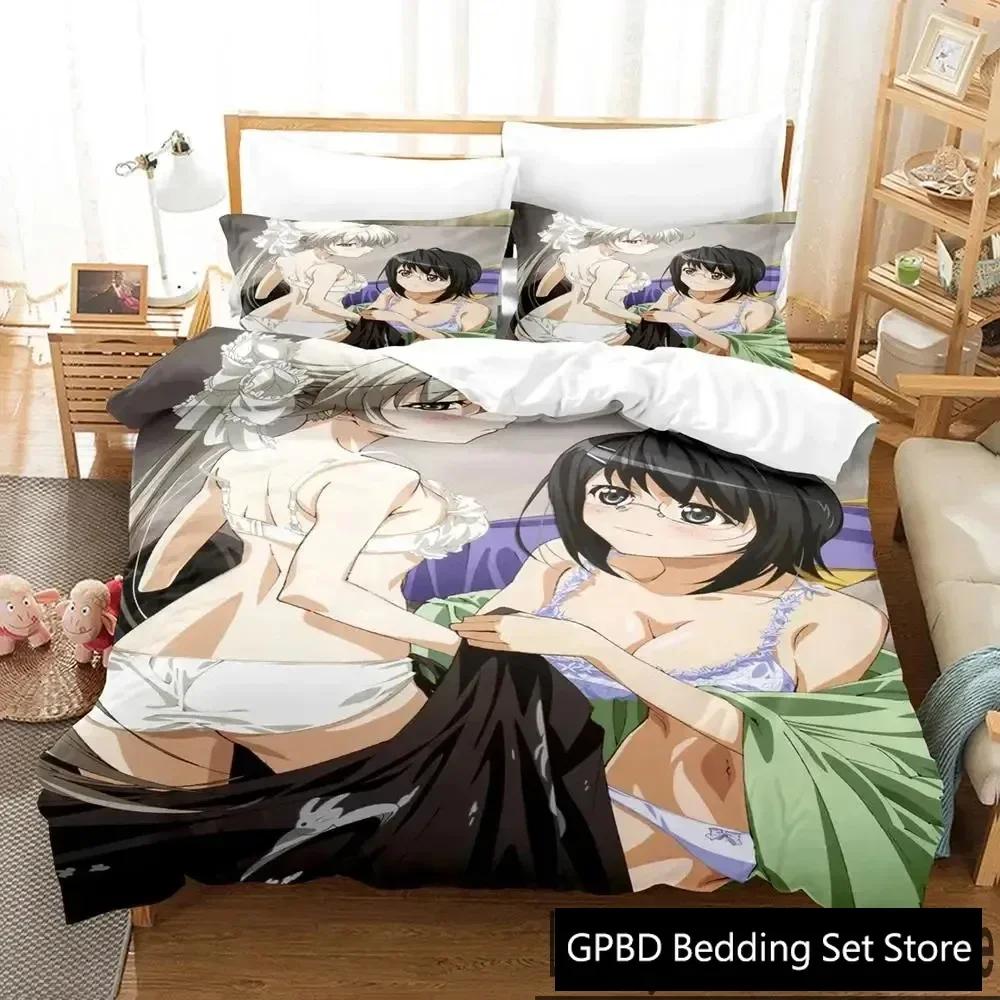 Anime Yosuga No Sora Comfortable Duvet Quilt Cover Pillowcase Bedding Set Children Bedroom Decoration Home Textile