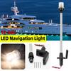 22Inch LED Sailing Signal Light Marine Boat Yacht Navigation Light Polygonal/Round Fixed Type with Socket Light Anchor Lamp