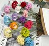 Mother's Day Gift Handmade Carnation Crochet Knitted Flowers Artificial Crochet Flowers Carnation for Bouquet Arrangement