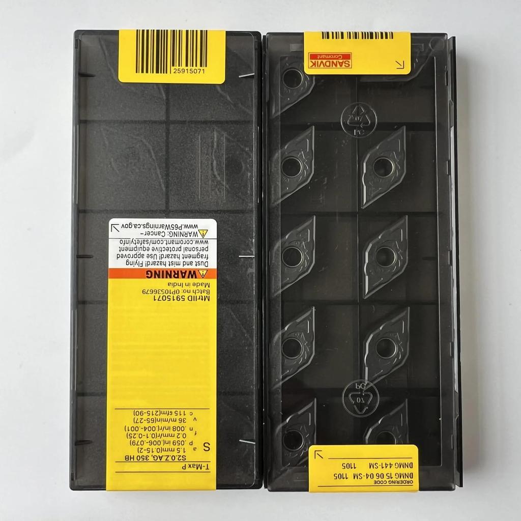 Original Sandvik / DNMG150604-SM 1105 /CNC CARBIDE Tool Blade 10 Pcs