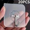 1/5/10/20 шт. Прозрачные самоклеящиеся крючки для многофункционального подвешивания