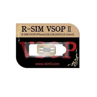 R-SIM VSOP 2 Чип для разблокировки 2 SIM-карт с режимом SED/MEP для моделей iPhone 13-16 с двумя SIM-картами