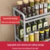 3-Tier 304 Stainless Steel Countertop Spice Rack
