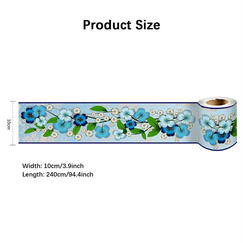 Водонепроницаемая самоклеящаяся бордюрная лента для талии, декоративная наклейка с линейным рисунком, плинтус, ванная комната