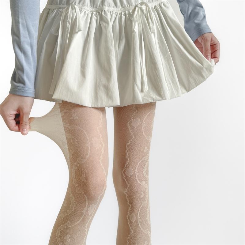 Patterned Fishnet Stockings Leggings,High Waist Tights Stockings for Women,Fishnets Thigh High Stockings Pantyhose