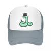 Cute Snake Cap Fashion Casual Mesh Baseball Caps Adjustable Hat Hip Hop Summer Unisex Baseball Hats Polychromatic
