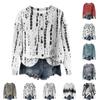 Women's Vintage Knit Button Retro Geometric Print Cardigan Jacket