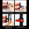 Waterproof LED Bike Tail Light Rechargeable Bicycle Rear Safety Warning Light Portable Light Mountain Bike Lights2